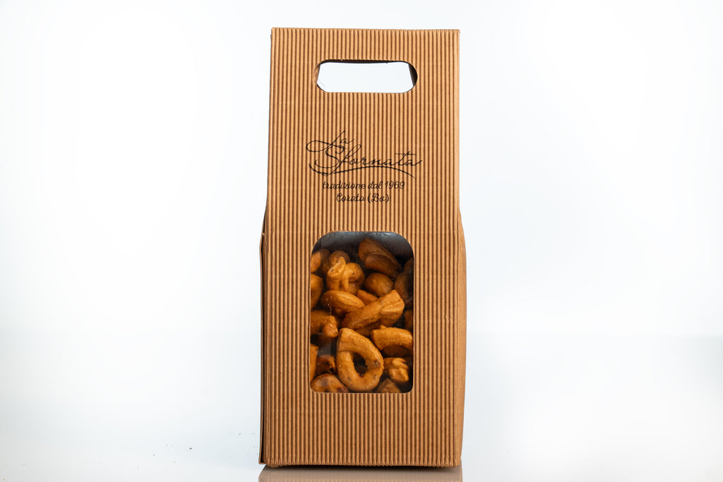 taralli caserecci pugliesi, 4 confezioni da 250 gr